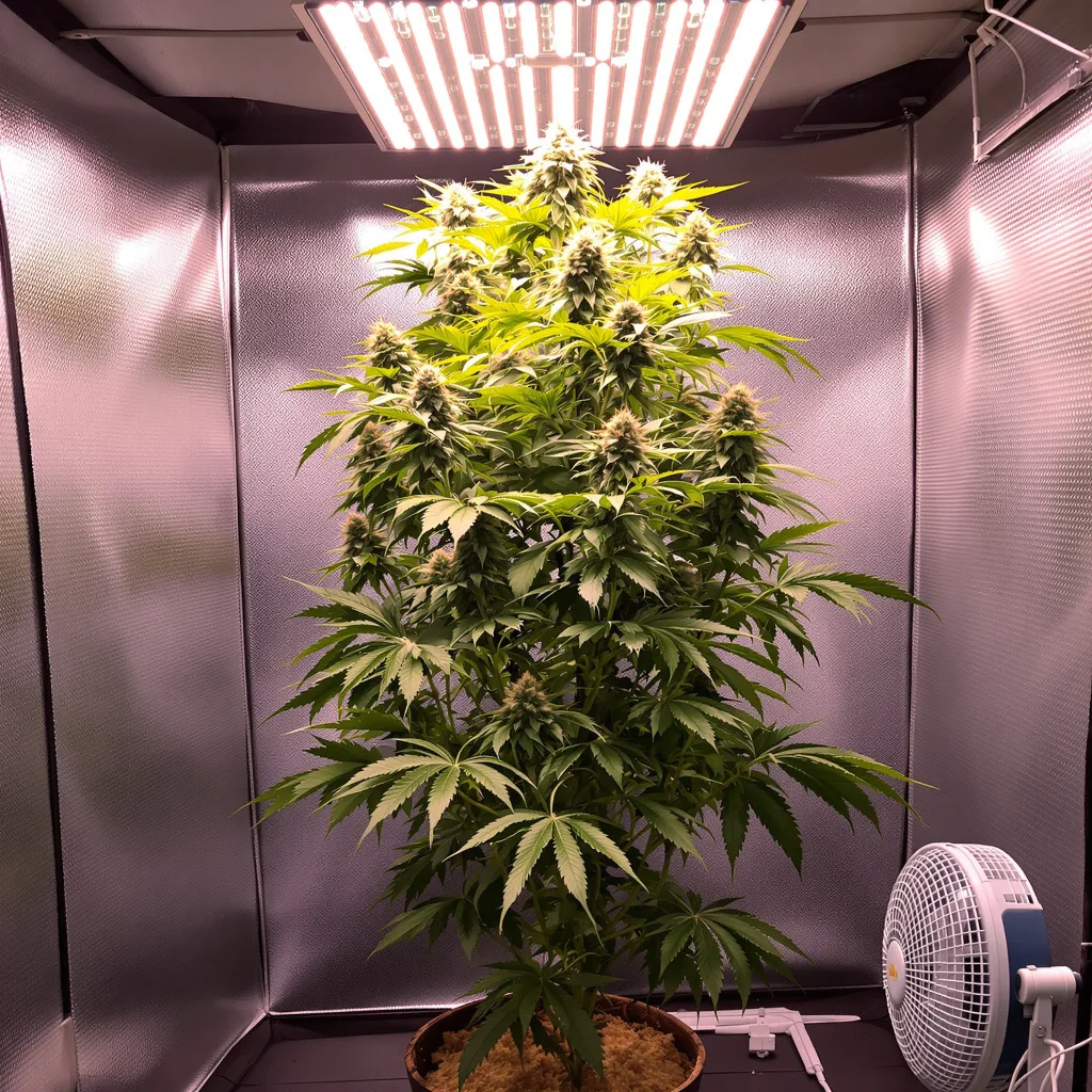Mickey Kush cannabis plant in flowering stage — Tall feminised