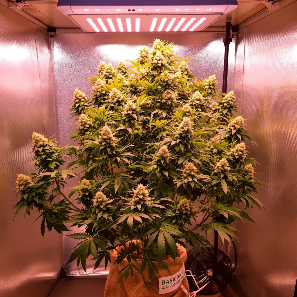 Mob Boss cannabis plant in flowering stage — Short autoflower