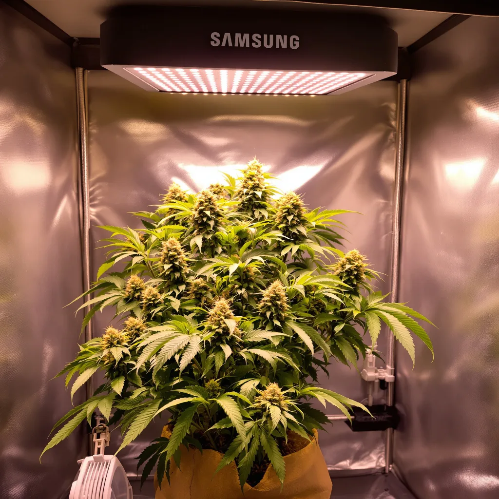 Money Maker cannabis plant in flowering stage — 70–110 cm autoflower