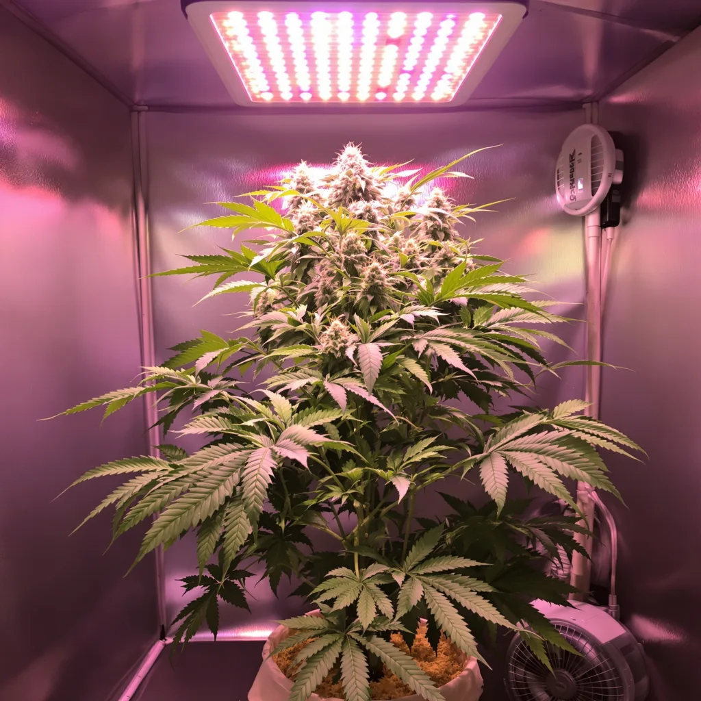 Monster Cookies cannabis plant in flowering stage — Medium (150-245 cm) feminised