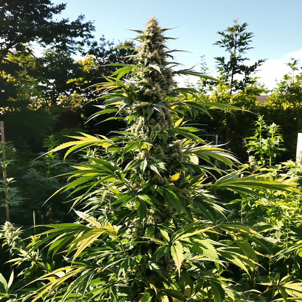 Montana Silvertip 25% indica / 75% sativa flower with visible trichomes