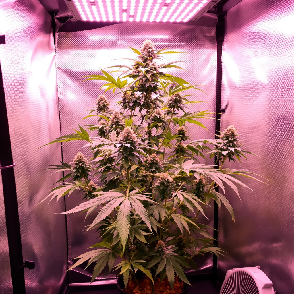 Neville's Haze cannabis plant in flowering stage — Tall feminised