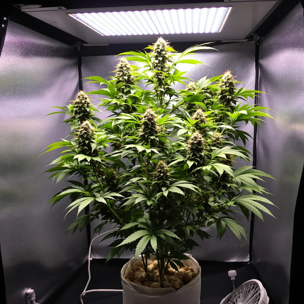 Nightcap cannabis plant in flowering stage — Medium (150-245 cm) feminised