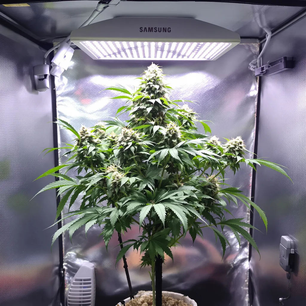 Nordle CBD cannabis plant in flowering stage — 90-120 cm. Medium feminised