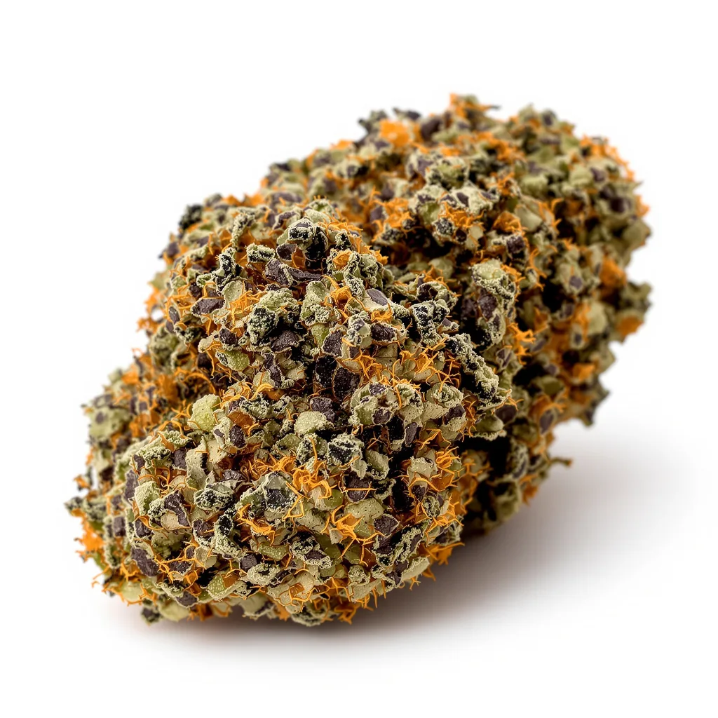 Northern Wreck 75% indica / 25% sativa flower with visible trichomes