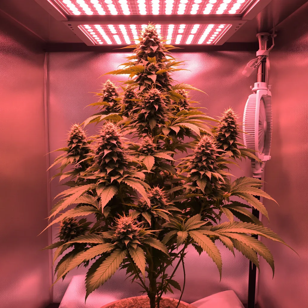 Obama Kush cannabis plant in flowering stage — Medium feminised
