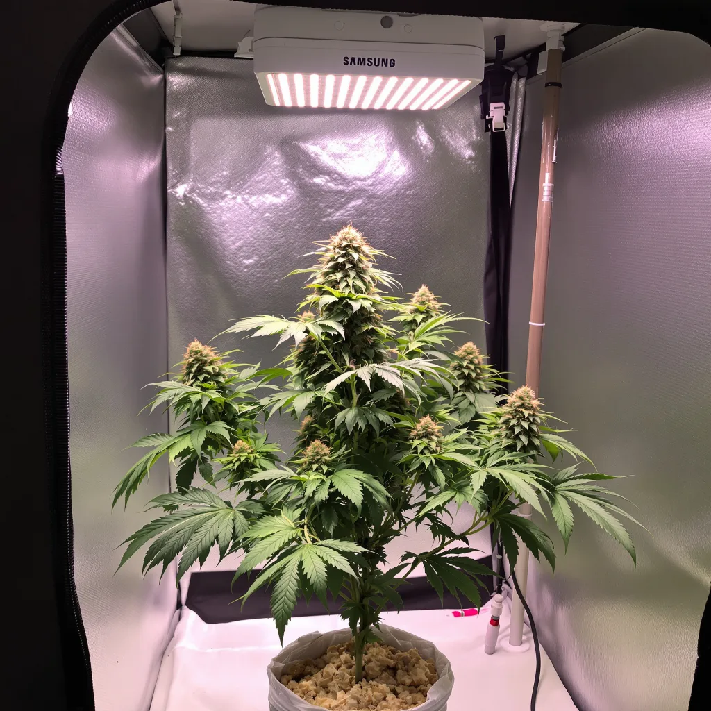OG Cheese cannabis plant in flowering stage — Short feminised