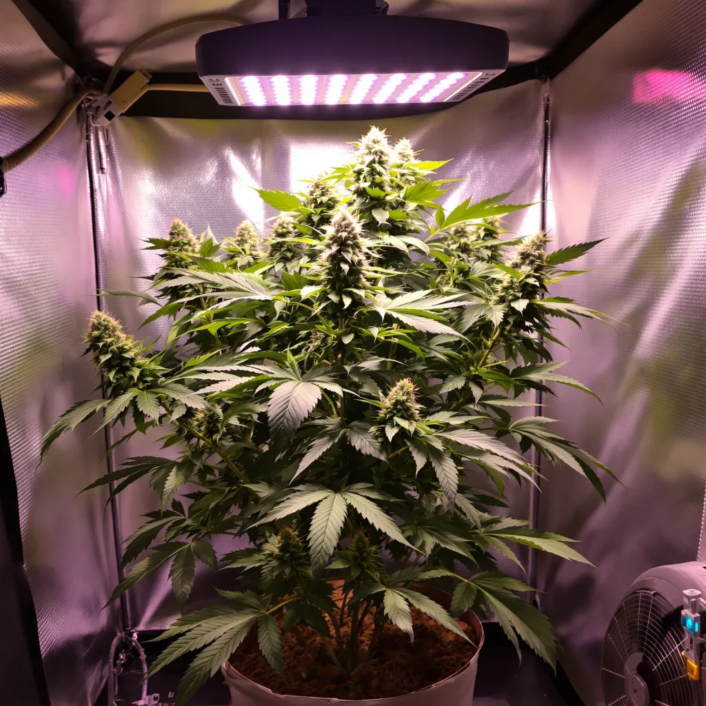 OG's Pearl cannabis plant in flowering stage — 70–110 cm autoflower