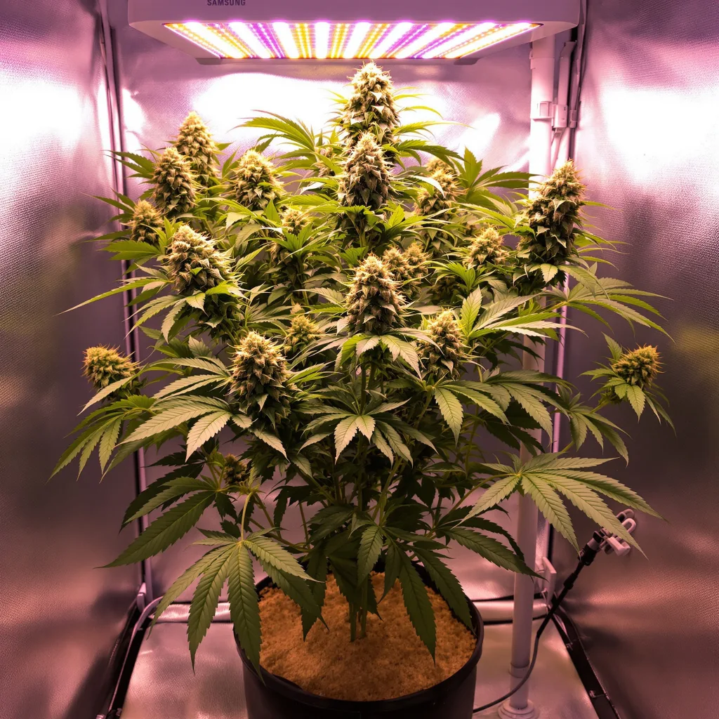 Ogre Berry cannabis plant in flowering stage — Medium autoflower