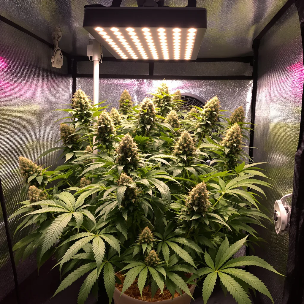 Orange Kush Cake cannabis plant in flowering stage — Medium feminised