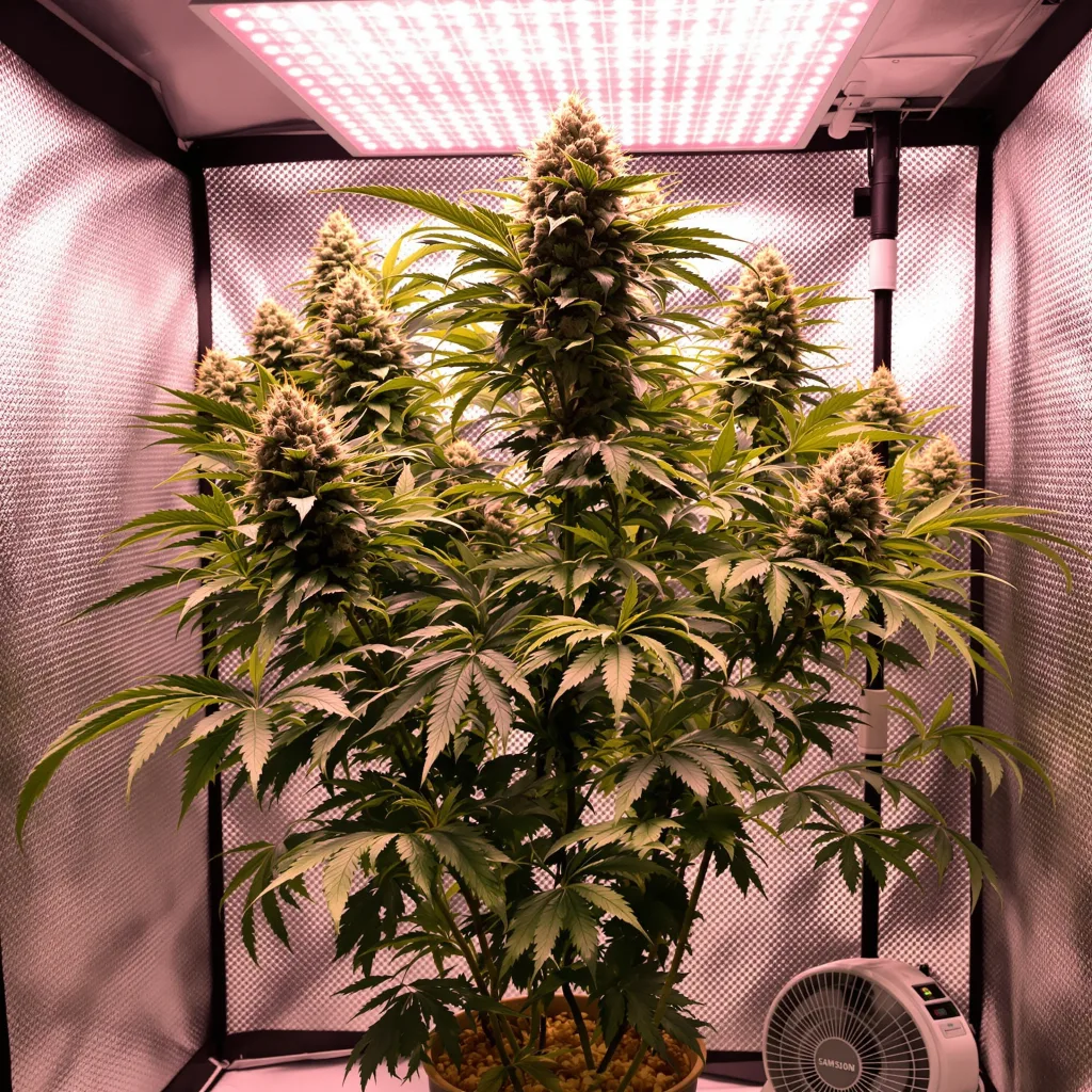 Oregon Diesel cannabis plant in flowering stage — 110–150 cm feminised