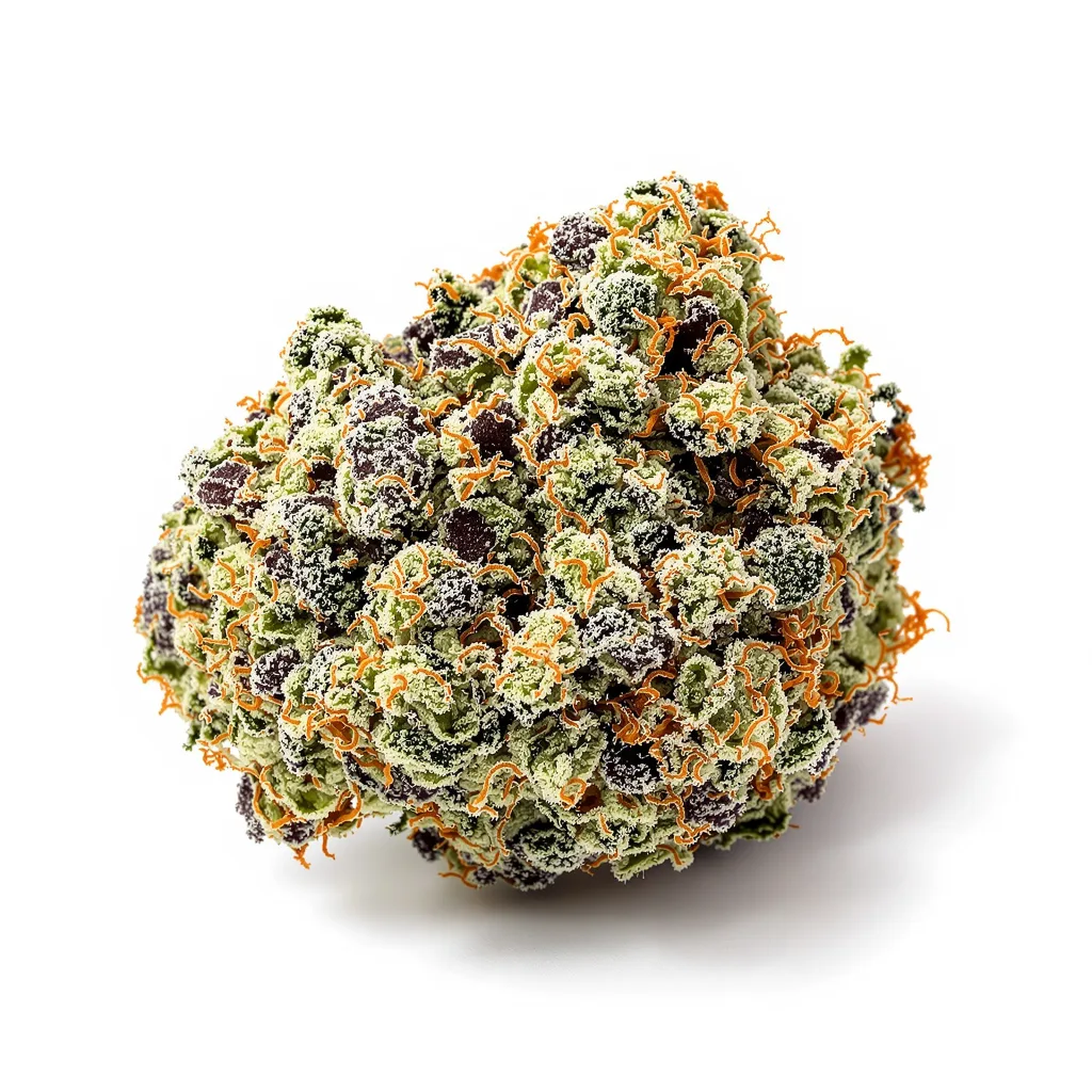 Original Glue 60% indica / 40% sativa flower with visible trichomes