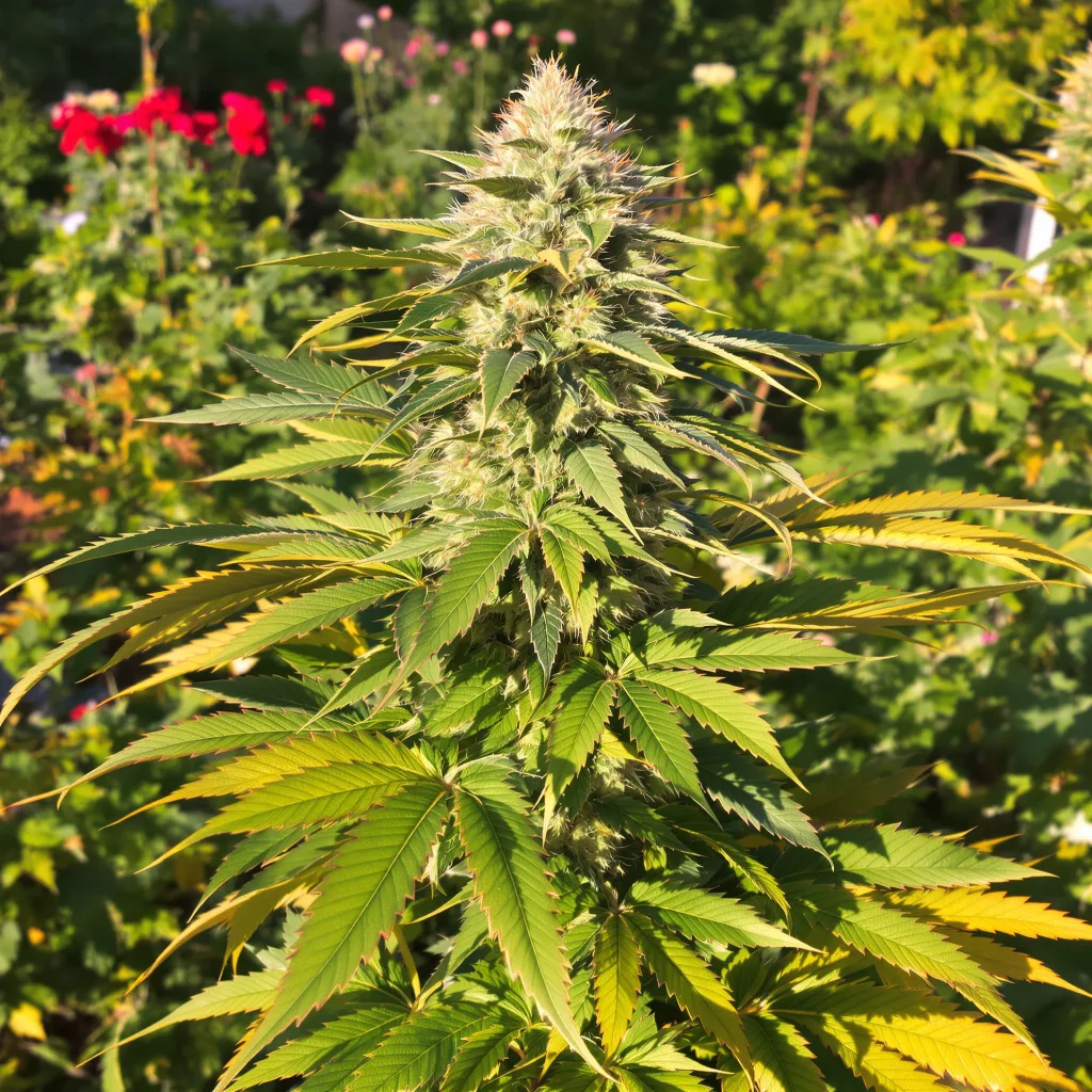 Paris XXX 85% indica / 15% sativa flower with visible trichomes