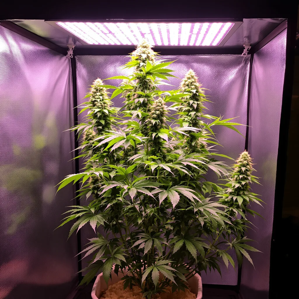 Pine cannabis plant in flowering stage — 170–210 cm feminised
