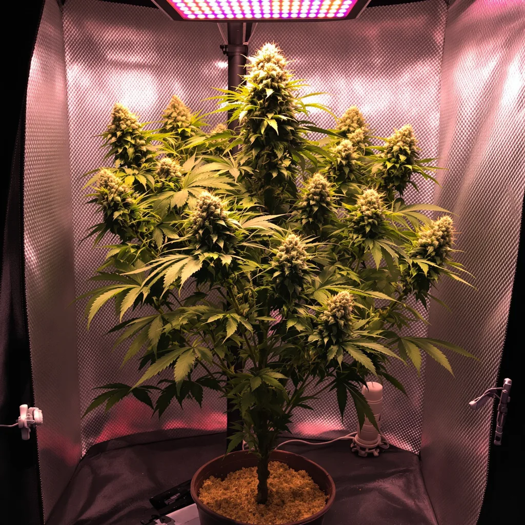 Pineapple Diesel cannabis plant in flowering stage — Short feminised
