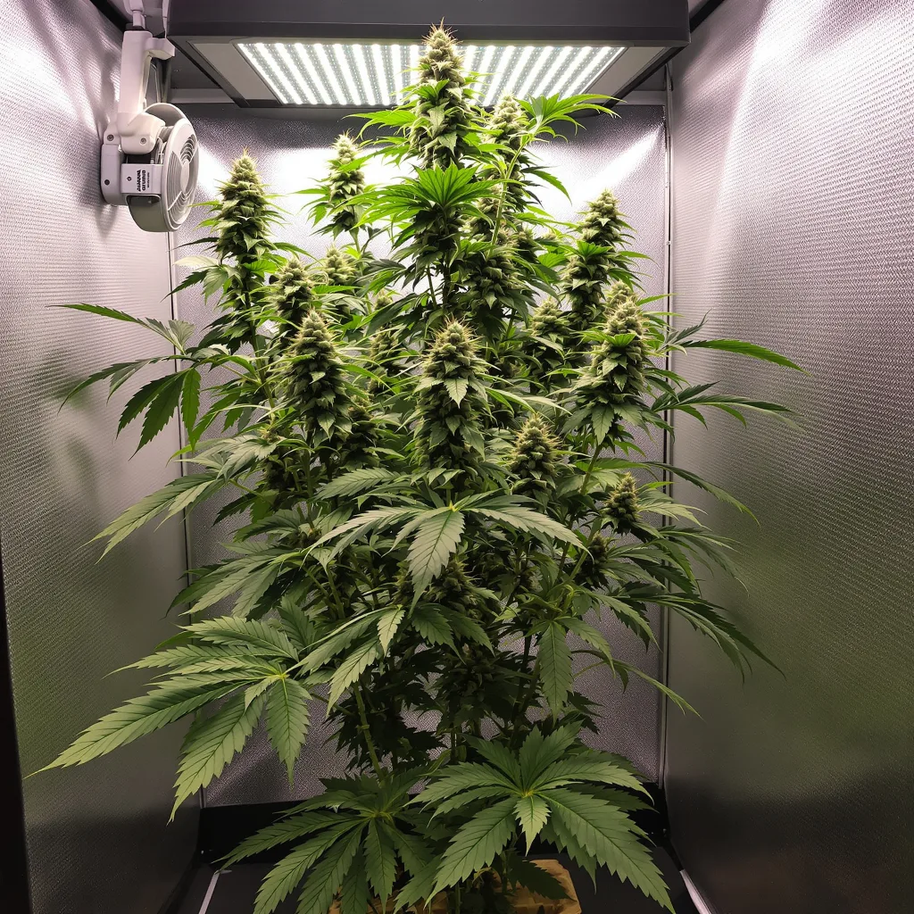 Pineapple Haze cannabis plant in flowering stage — 120-140cm feminised