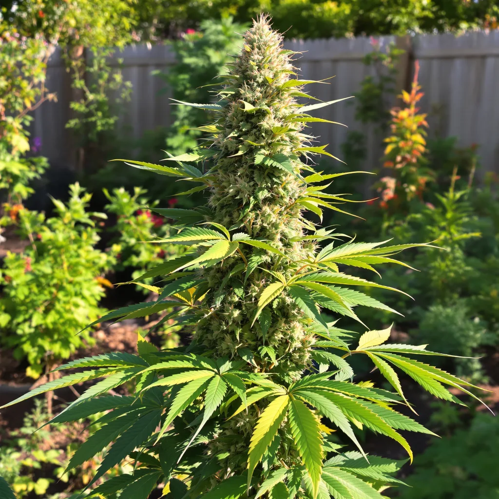 Pineapple Kush 44% indica / 56% sativa flower with visible trichomes