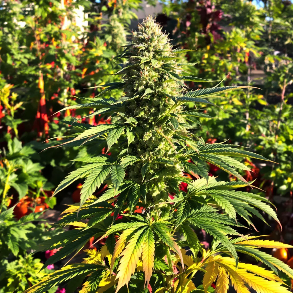 Platinum Kush 82% indica / 18% sativa flower with visible trichomes