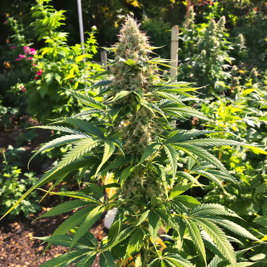 Punky Lion 81% indica / 19% sativa flower with visible trichomes