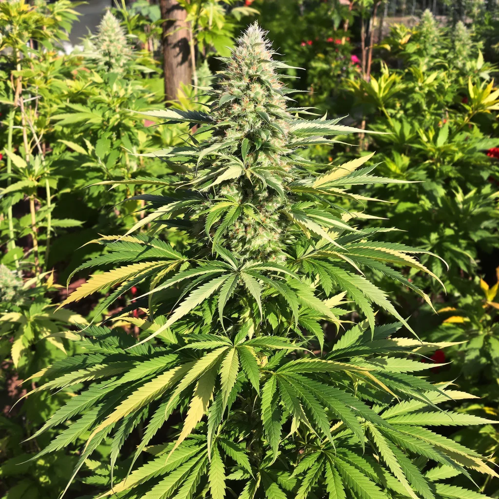 Purple Bush 78% indica / 22% sativa flower with visible trichomes