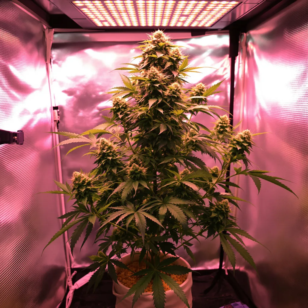Purple Dream cannabis plant in flowering stage — up to 250 cm feminised