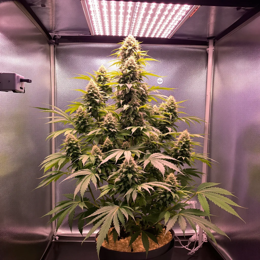 Purple Gorilla cannabis plant in flowering stage — Medium (150-245 cm) feminised