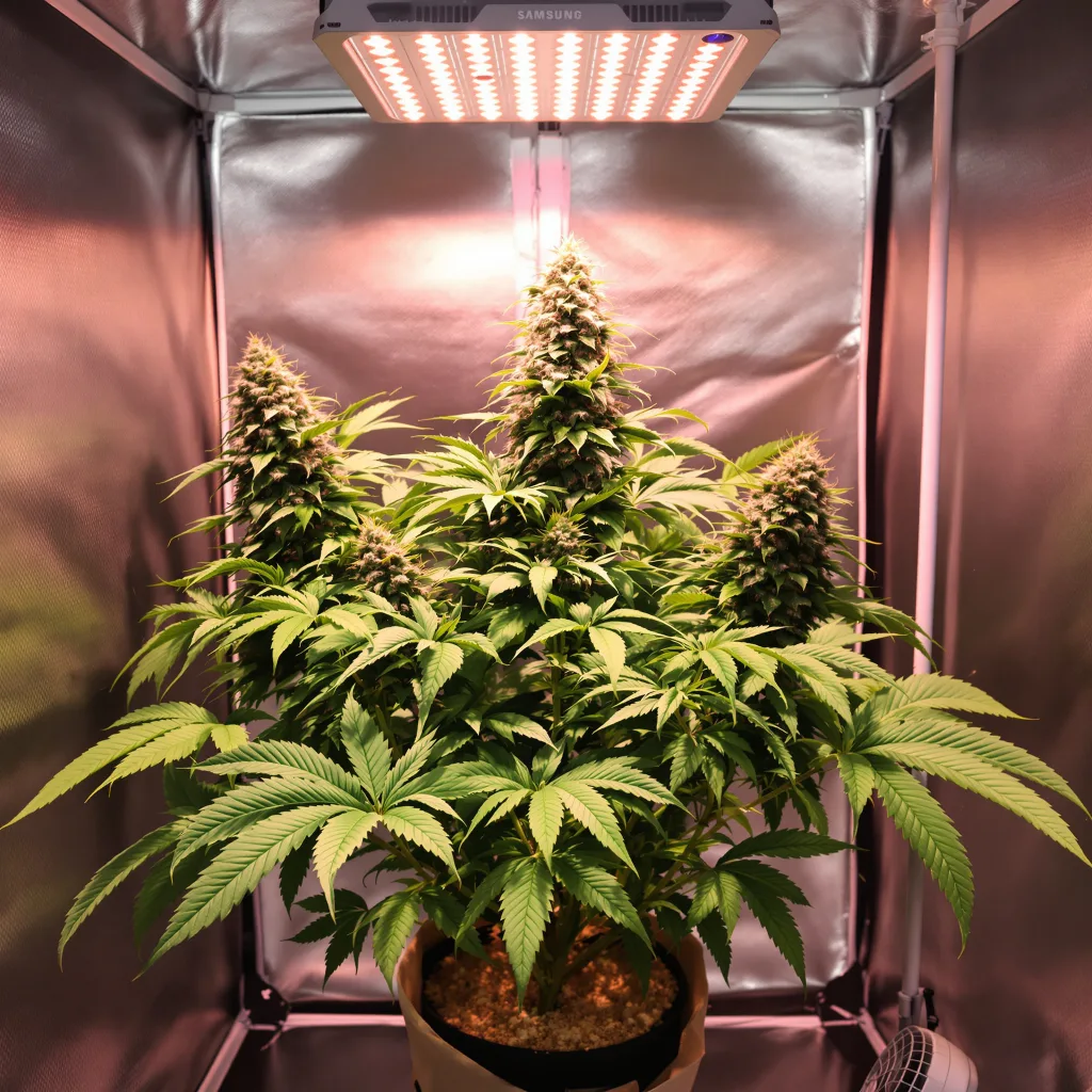 Purple Mr. Nice cannabis plant in flowering stage — Medium (150-245 cm) feminised