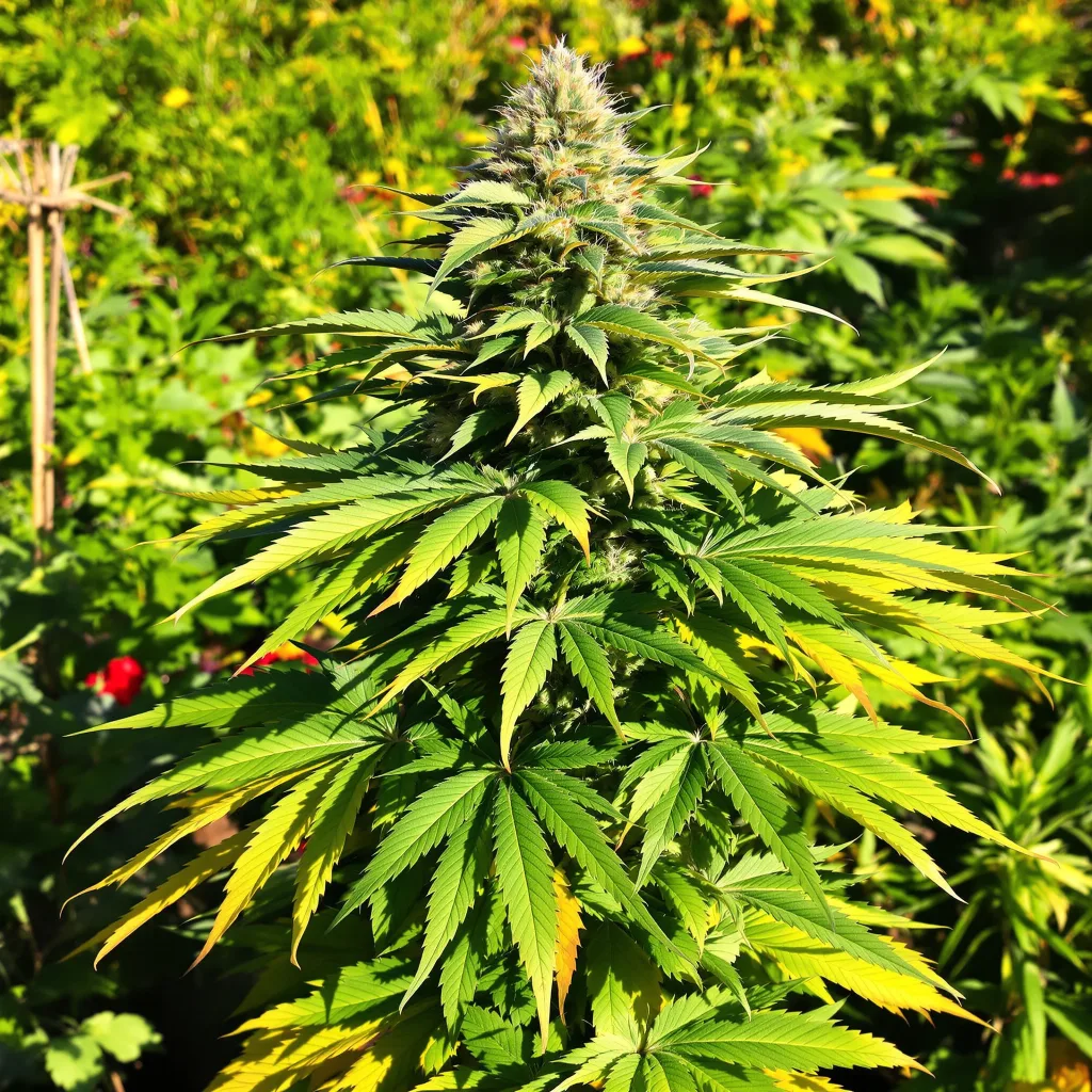 Purple OG Kush 75% indica / 25% sativa flower with visible trichomes
