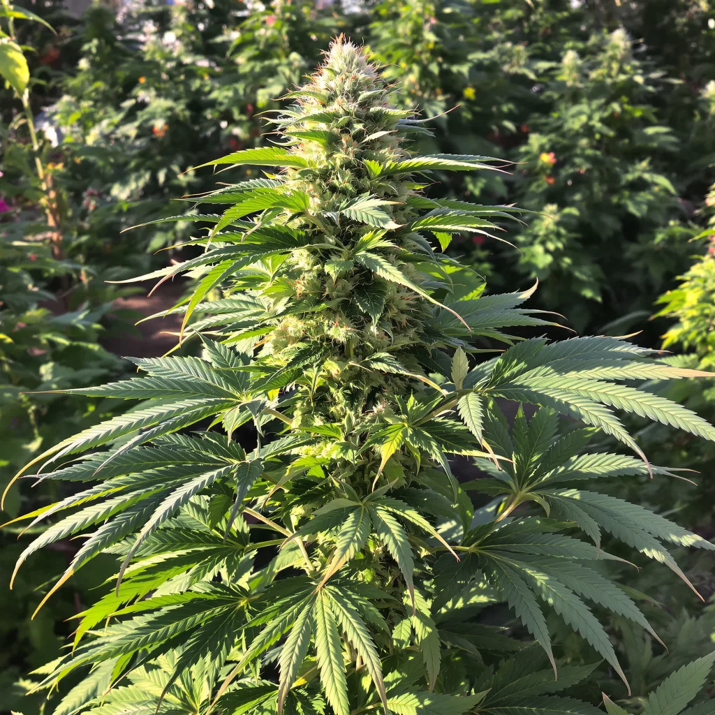 Purple Panty Dropper 78% indica / 22% sativa flower with visible trichomes