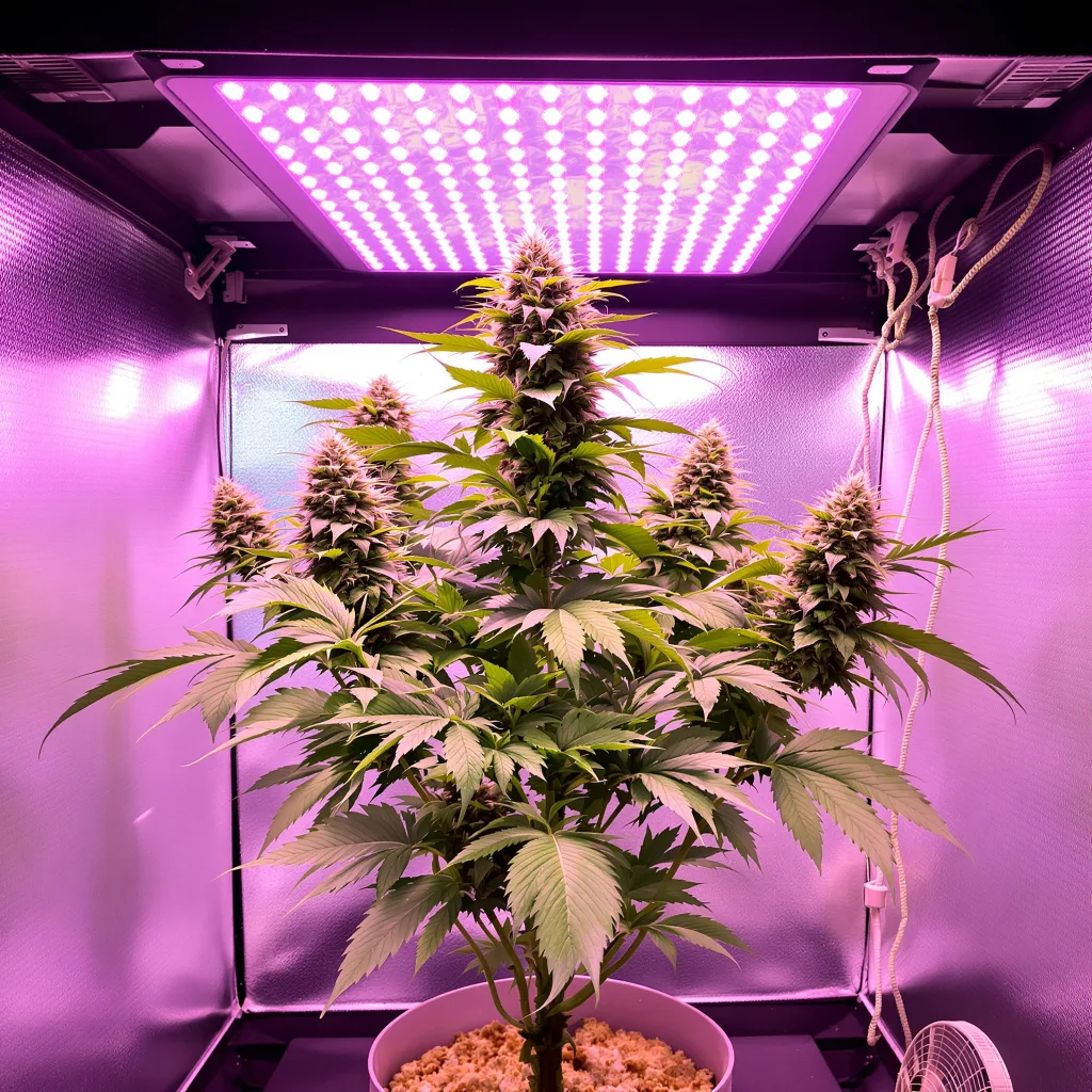 Rainbow Glue cannabis plant in flowering stage — Large (8+ cm) feminised