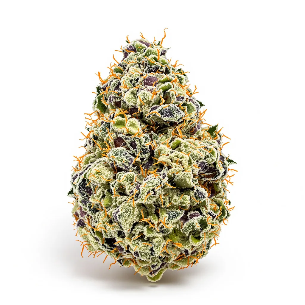 Recon 60% indica / 40% sativa flower with visible trichomes