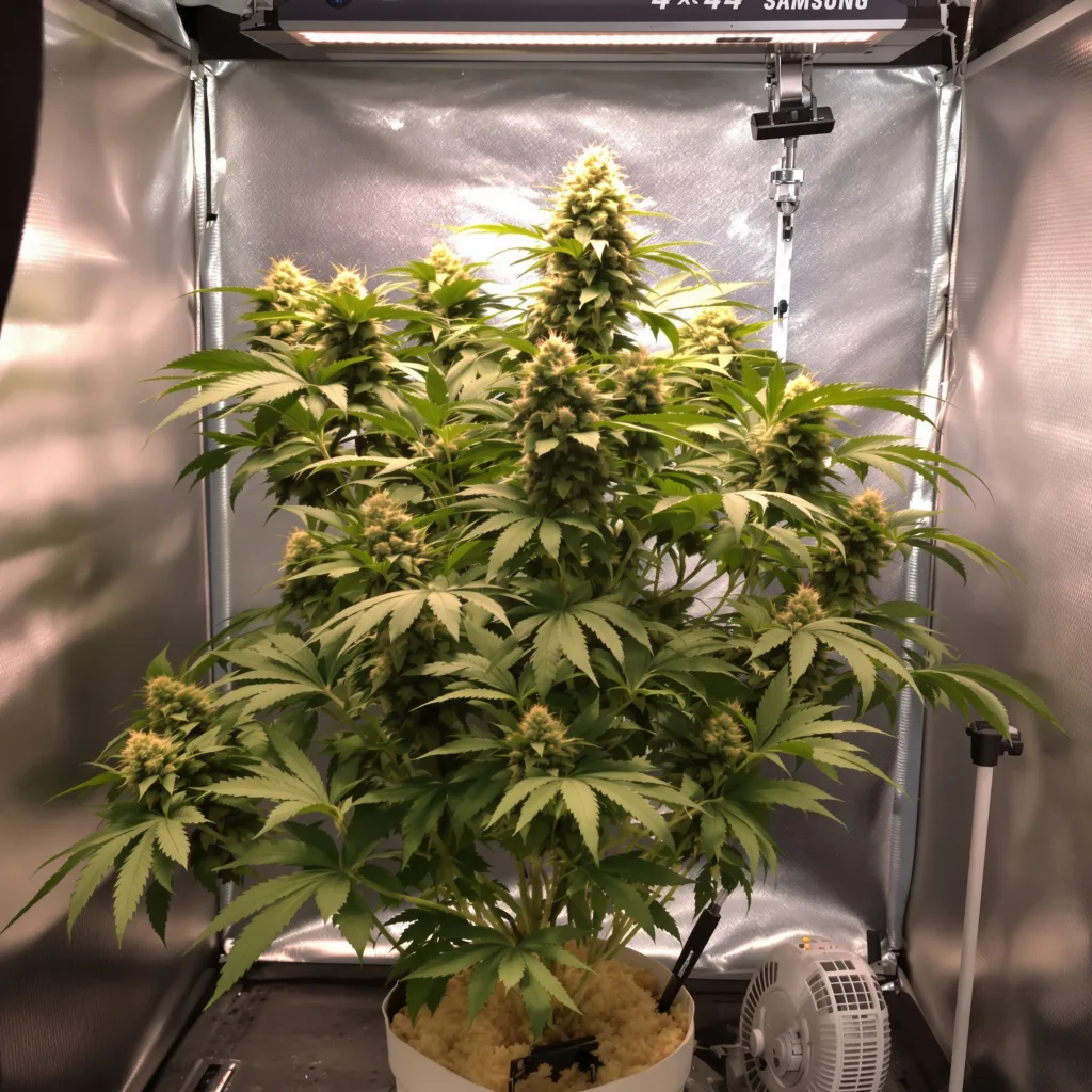 Reserve L.A.K. Federal cannabis plant in flowering stage — 160–200 cm feminised