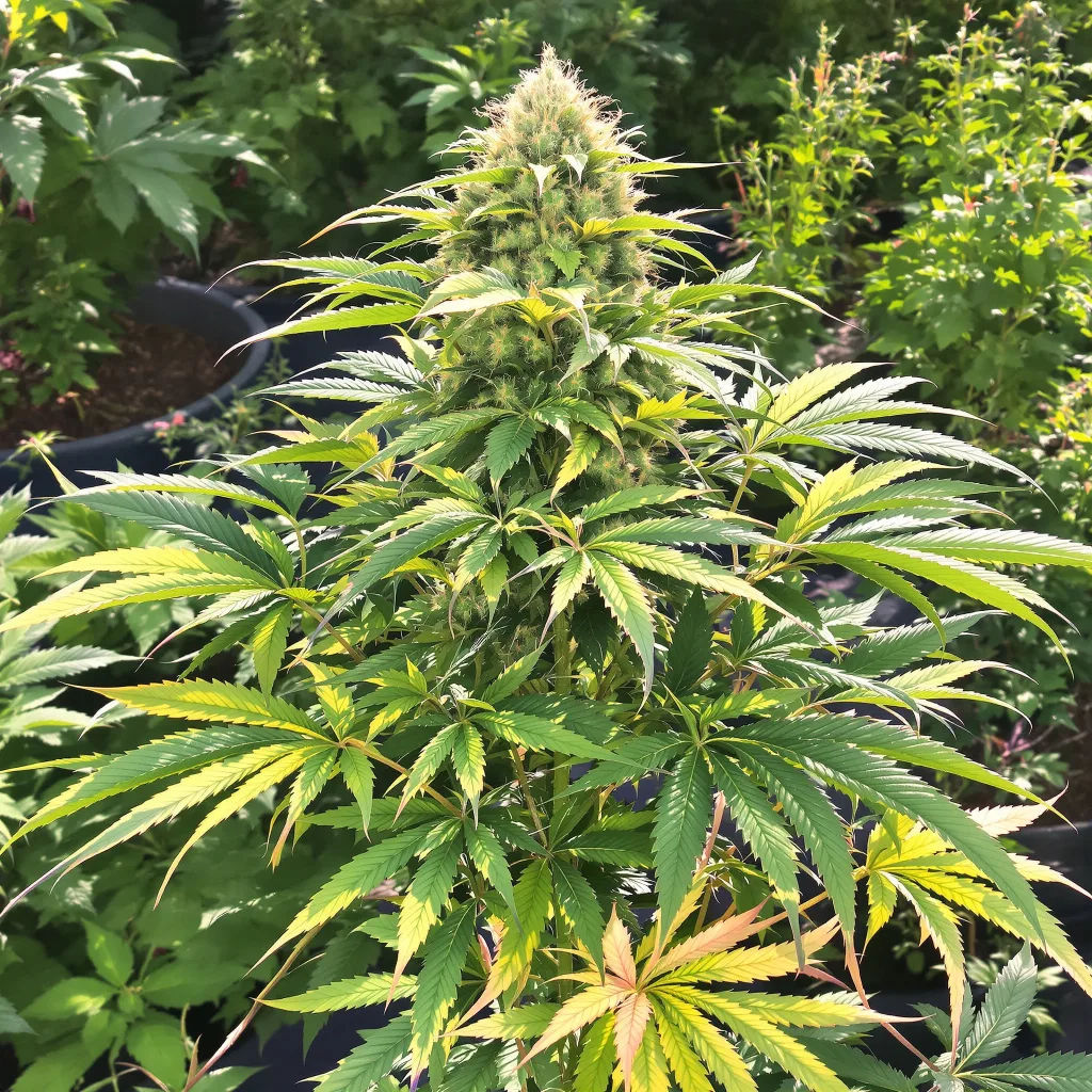 Royal Kush 78% indica / 22% sativa flower with visible trichomes