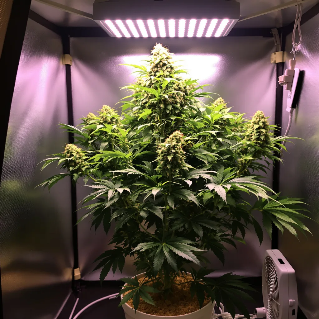 Runtz Muffin cannabis plant in flowering stage — 100-120 cm feminised