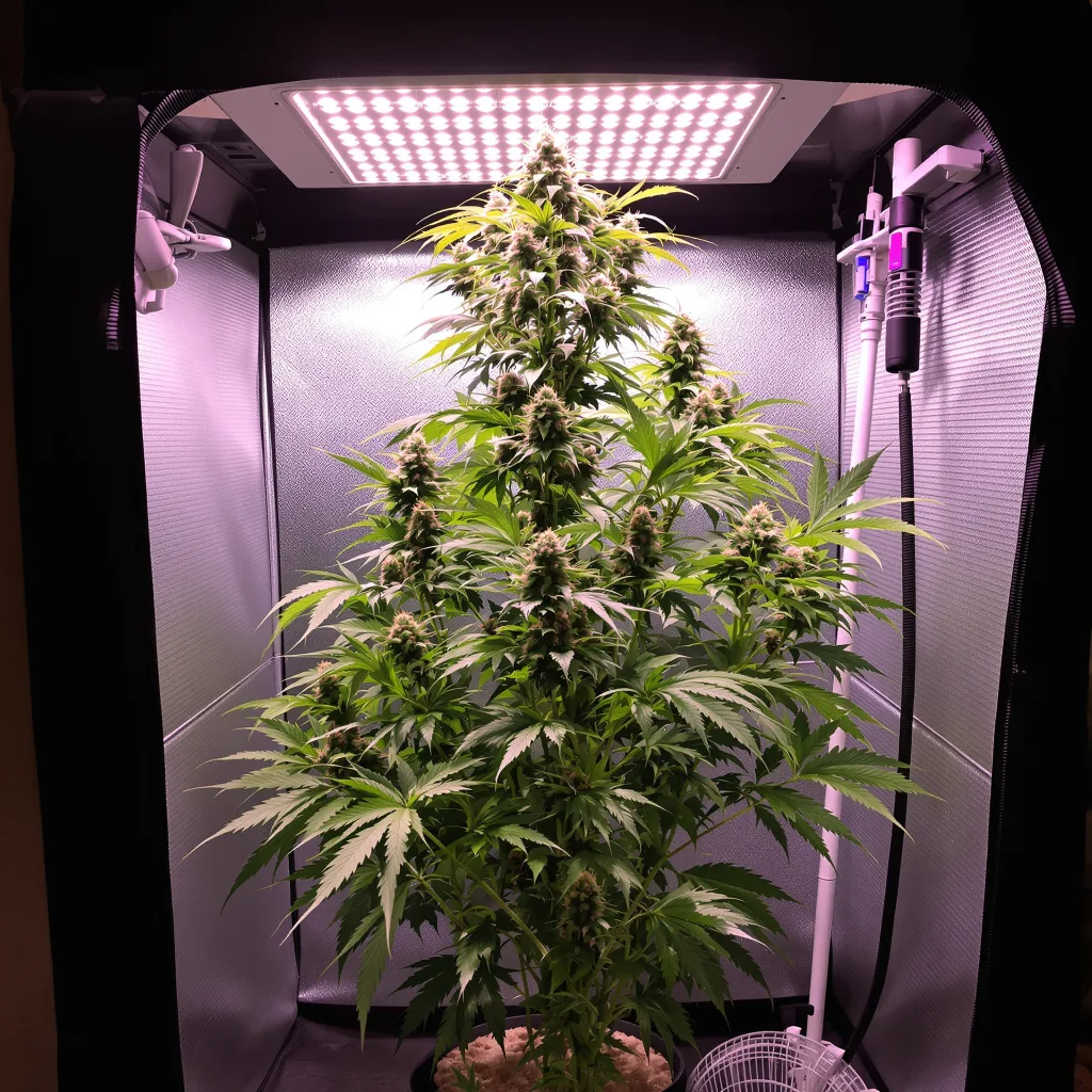 Sage N Sour cannabis plant in flowering stage — 120–160 cm autoflower