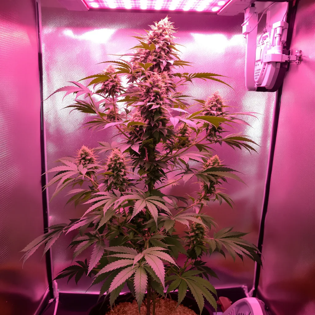 Sexxpot cannabis plant in flowering stage — 150 cm feminised