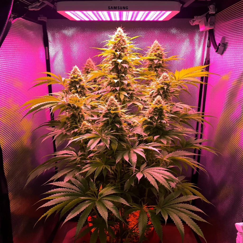 Skunk Diesel cannabis plant in flowering stage — 120 cm feminised