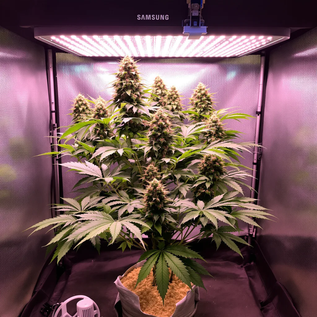 Skunk cannabis plant in flowering stage — 80-110 cm feminised