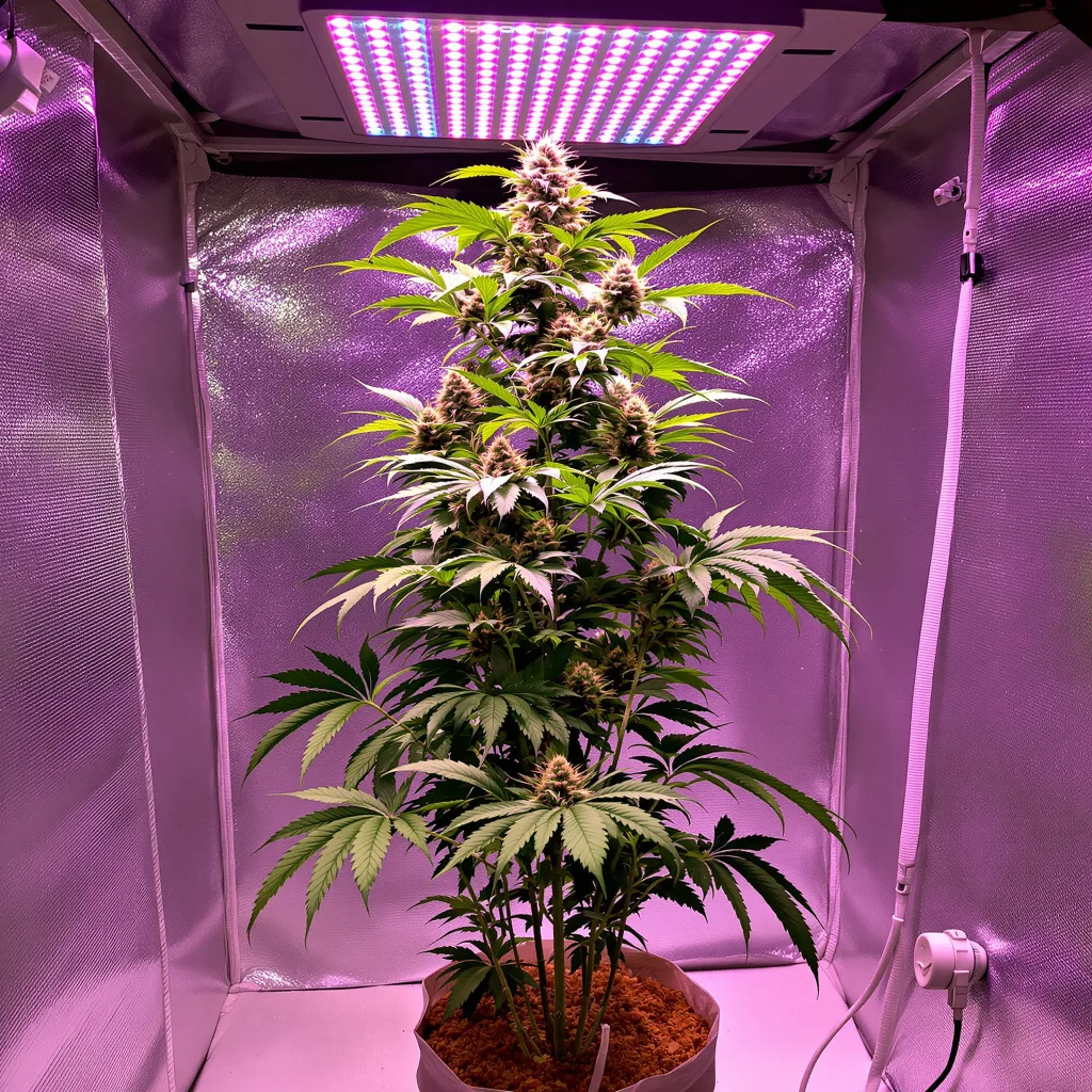 Sour Cream cannabis plant in flowering stage — Tall feminised
