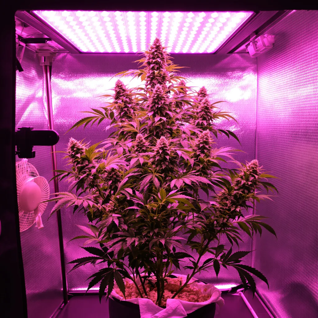 Sour Tsunami CBD cannabis plant in flowering stage — Up to 130 cm feminised