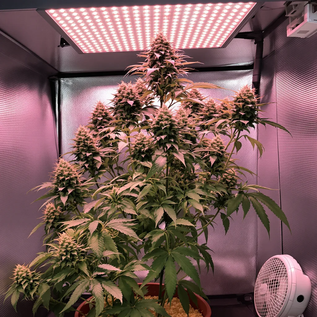 Sour Tsunami cannabis plant in flowering stage — Tall feminised
