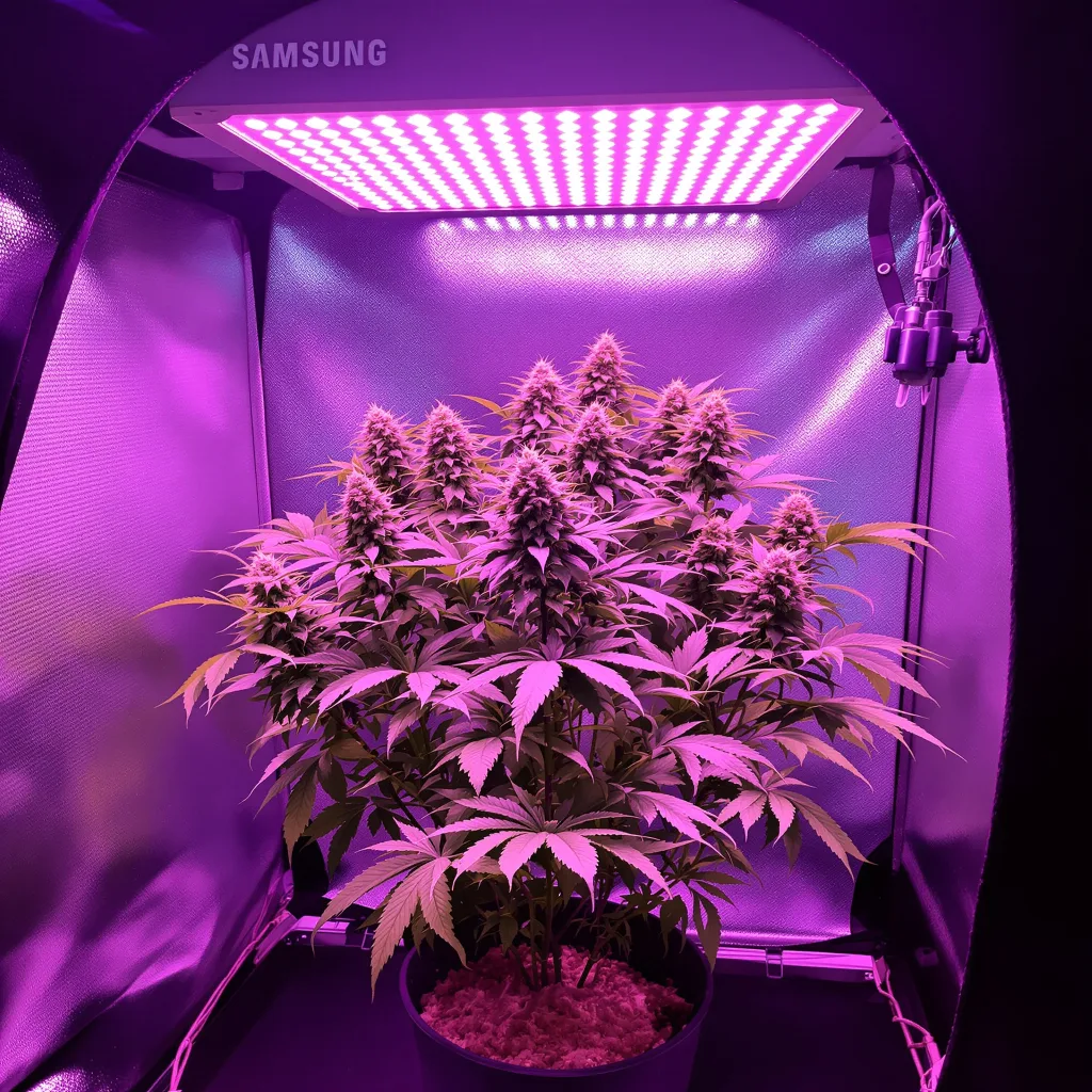 Special Kush #1 cannabis plant in flowering stage — 90-120 cm. Medium autoflower