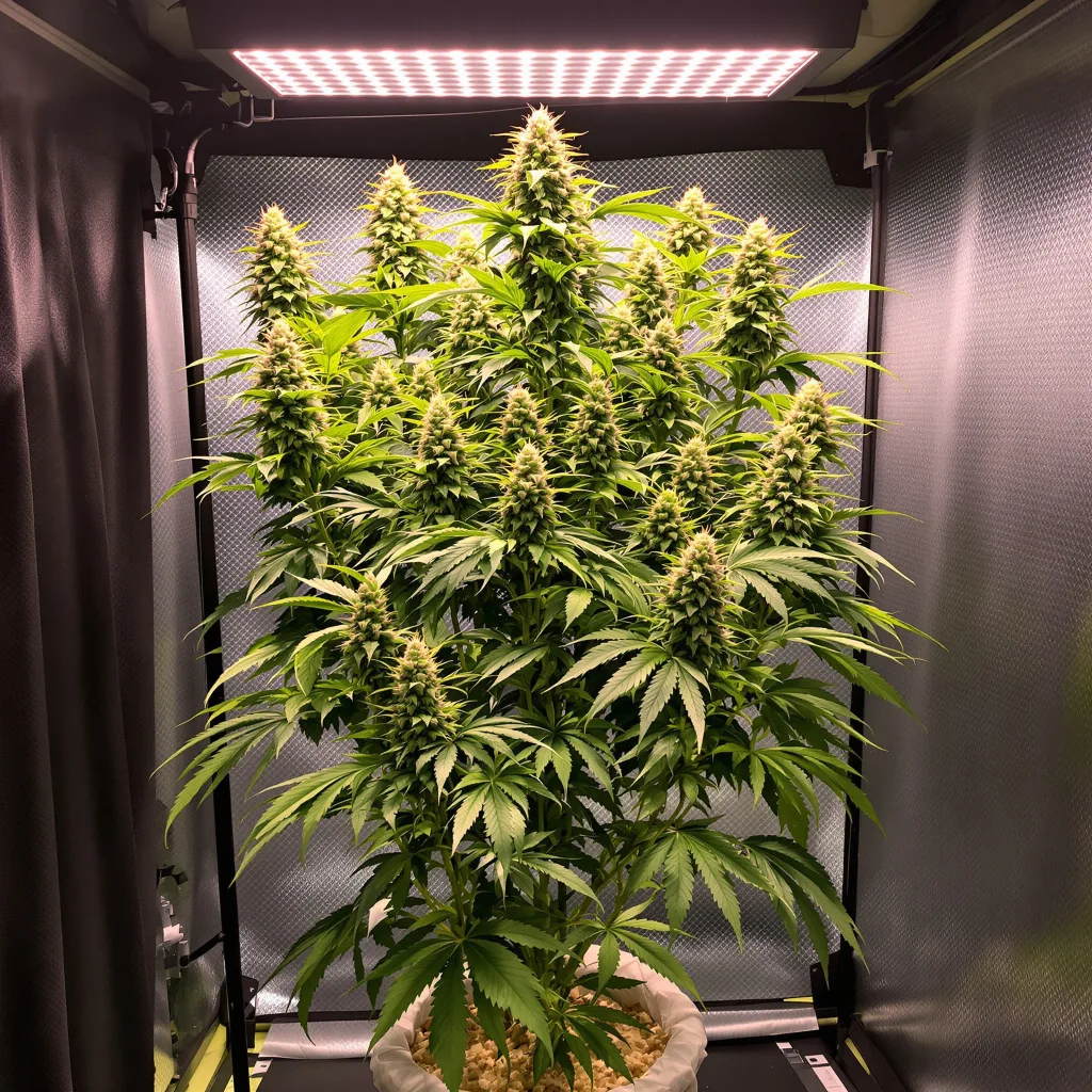 Steve's Dream Queen cannabis plant in flowering stage — 1.5 m feminised