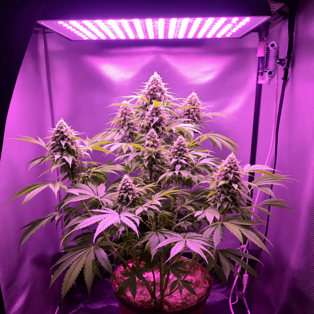Super Bud cannabis plant in flowering stage — Small (0-120 cm) feminised