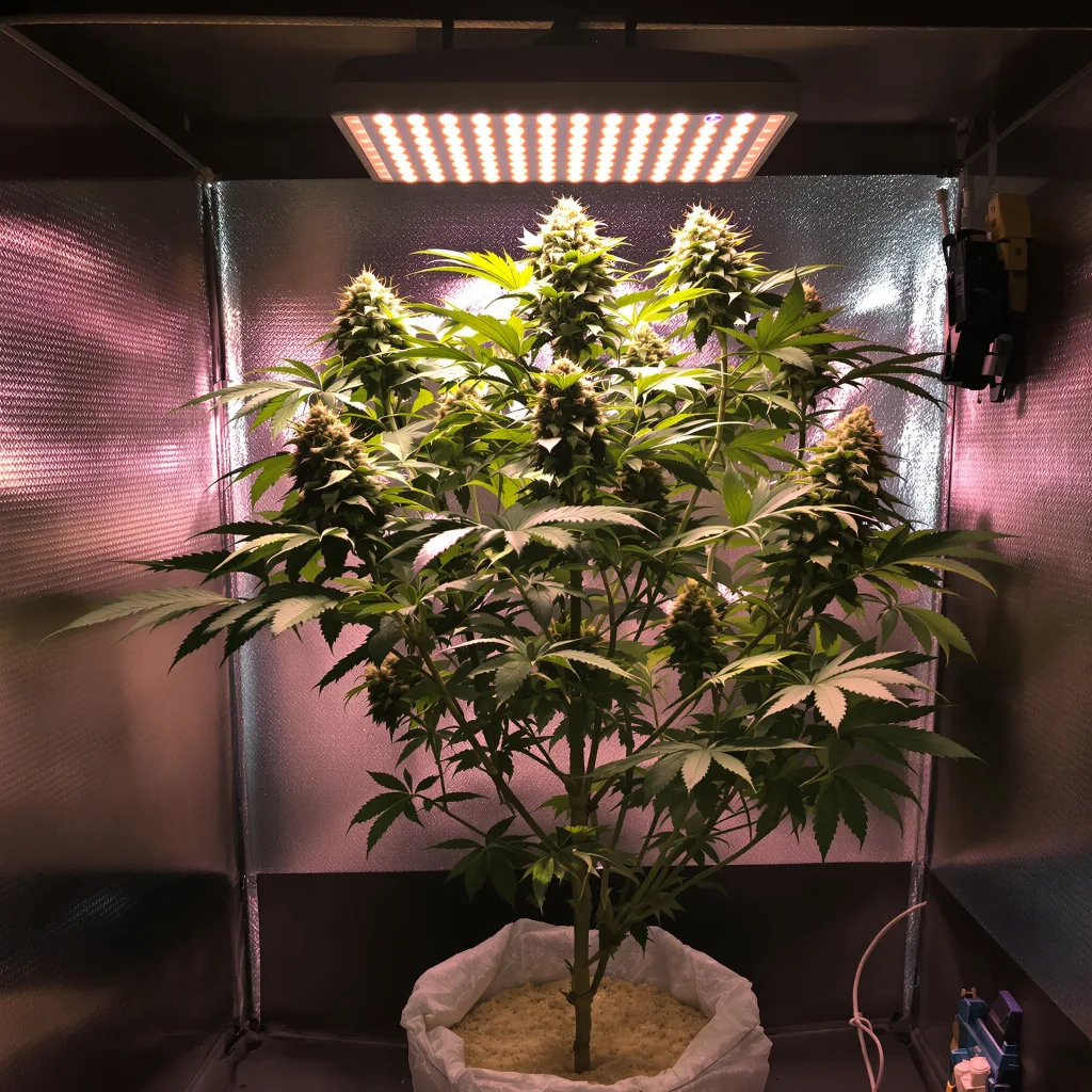 Super Skunk cannabis plant in flowering stage — Medium feminised