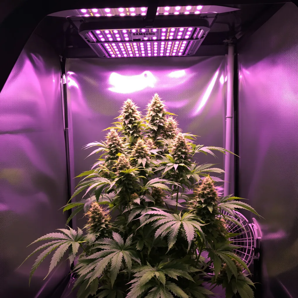 Superglue cannabis plant in flowering stage — Medium feminised