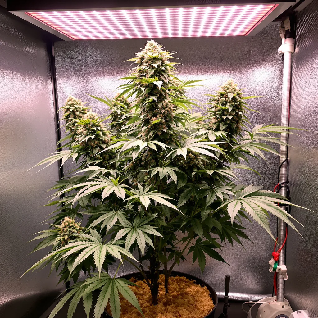 Sweet Baby Jane cannabis plant in flowering stage — 160–200 cm feminised