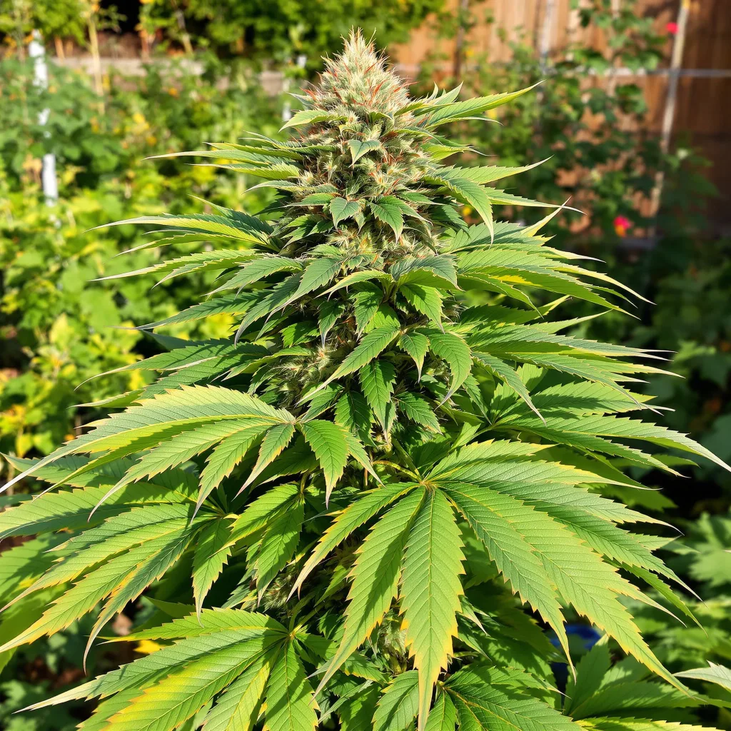 Sweet Dream 78% indica / 22% sativa flower with visible trichomes