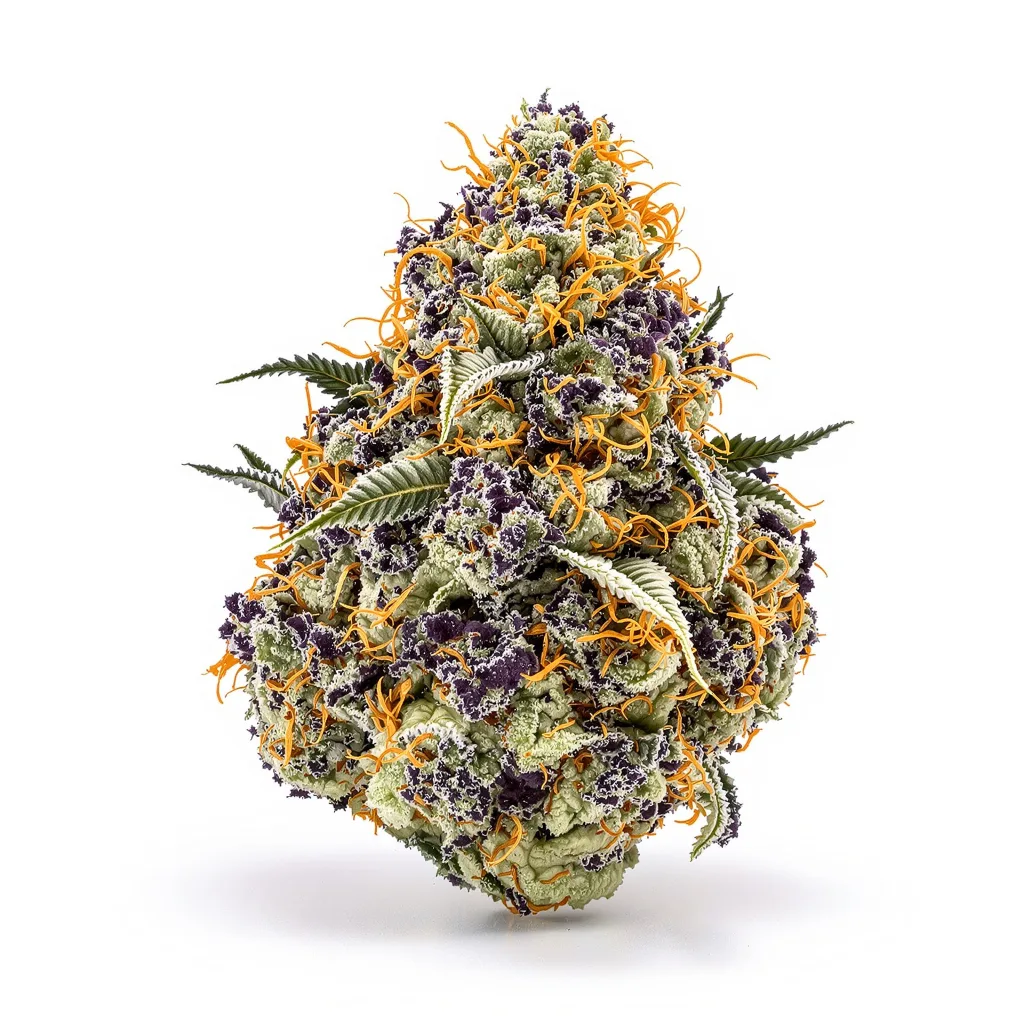 Sweet Dream 78% indica / 22% sativa flower with visible trichomes