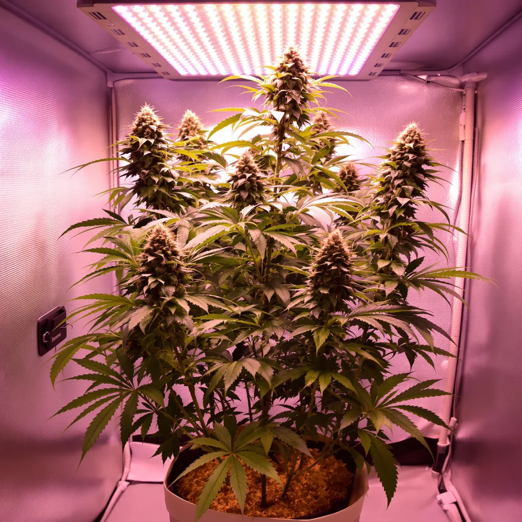 Sweet ZZ cannabis plant in flowering stage — 70-120 cm autoflower